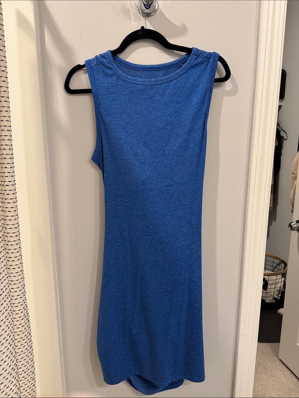 Source Unknown Blue Sleeveless Knit Dress